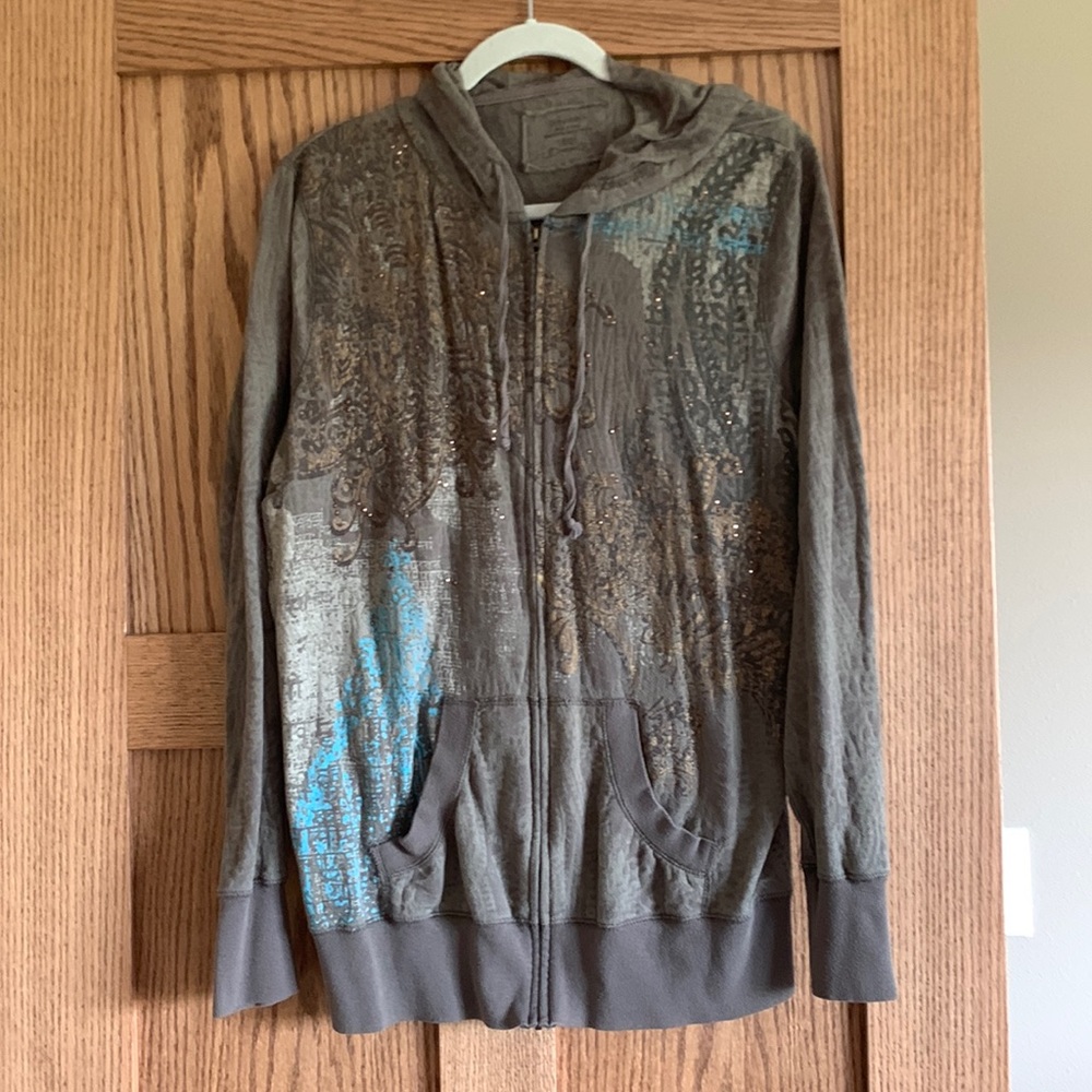 Lightweight zip up hoodie
